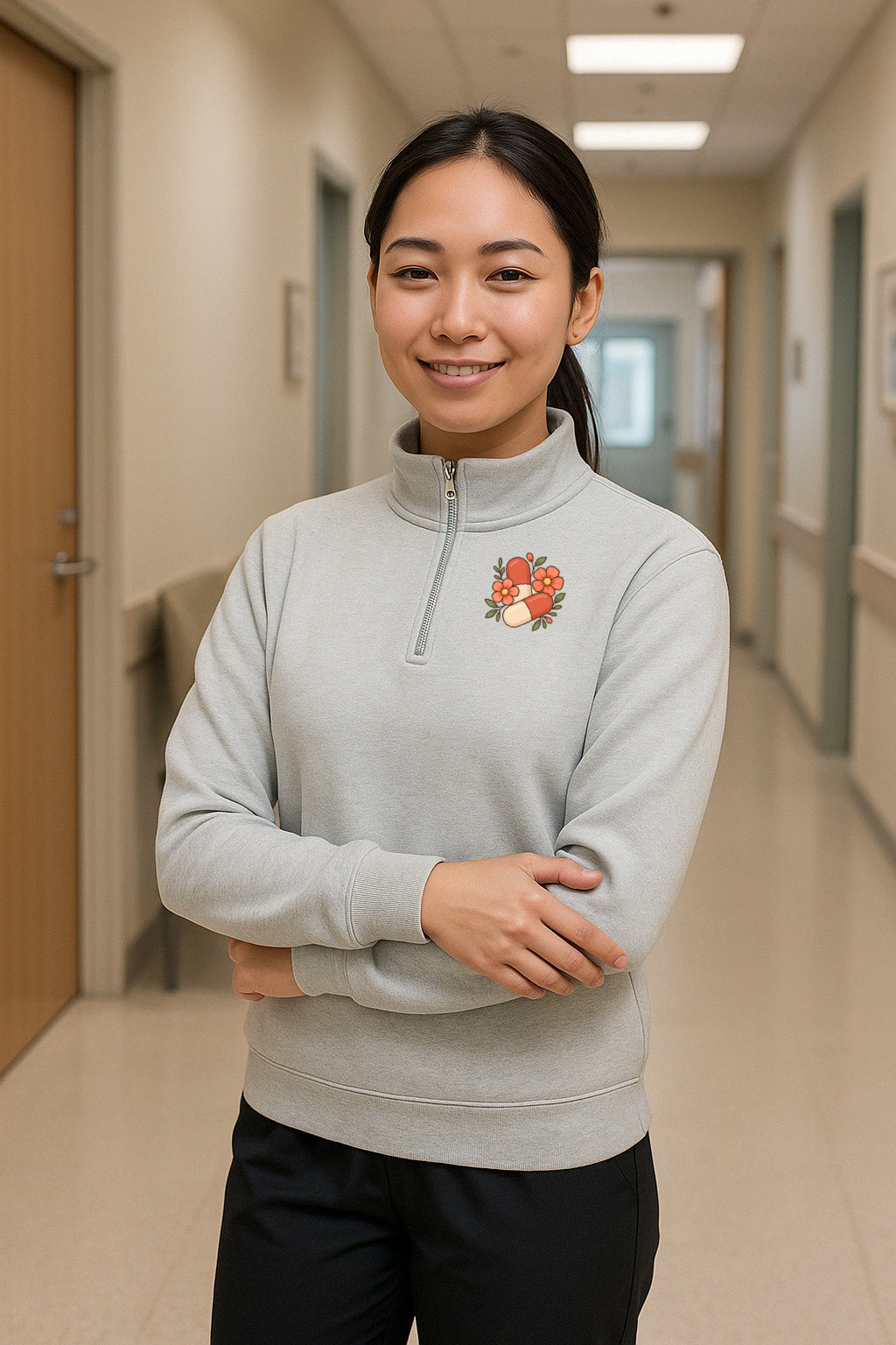 La Flora - Quarter Zip Sweater