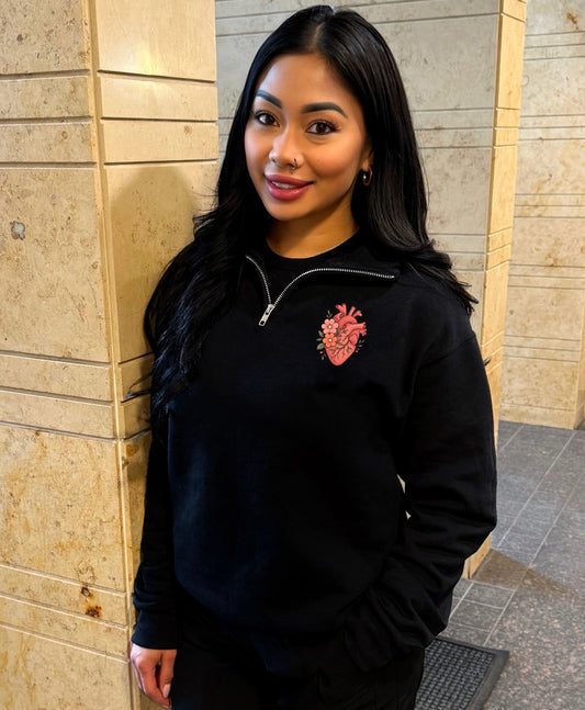 La Flora - Quarter Zip Sweater