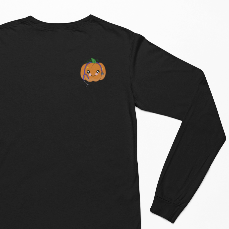 Pumpkin Stethoscope - Unisex Exclusive Long Sleeve