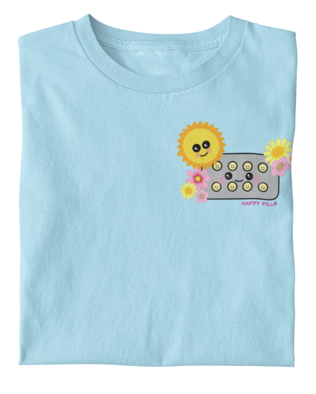 Happy Pills - Unisex Kawaii T Shirt