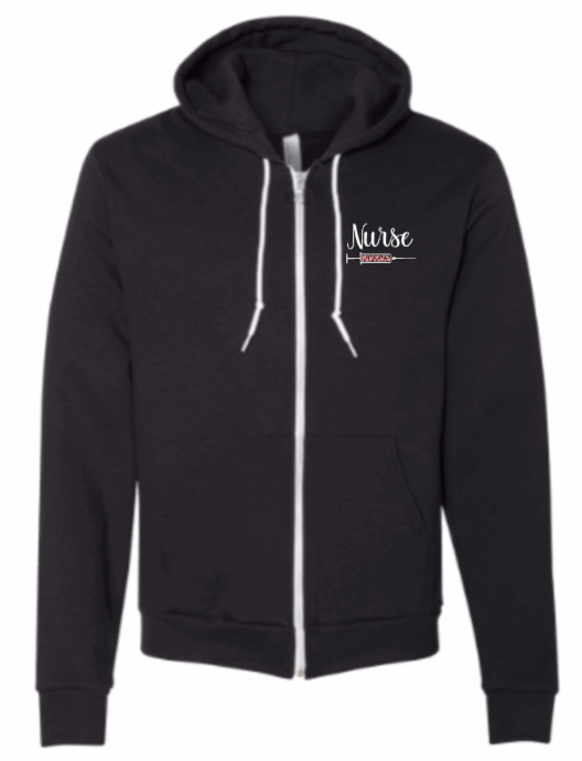 HEART SYRINGE (Customizable) - Unisex Signature Zip-Up