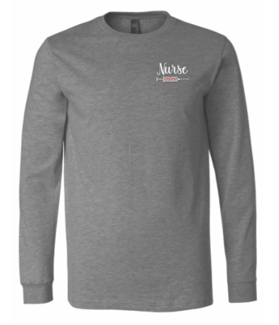 HEART SYRINGE (Customizable) - Unisex Signature Long Sleeve