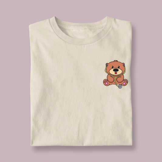 TEDDY BEAR STETHOSCOPE - Unisex Kawaii T Shirt
