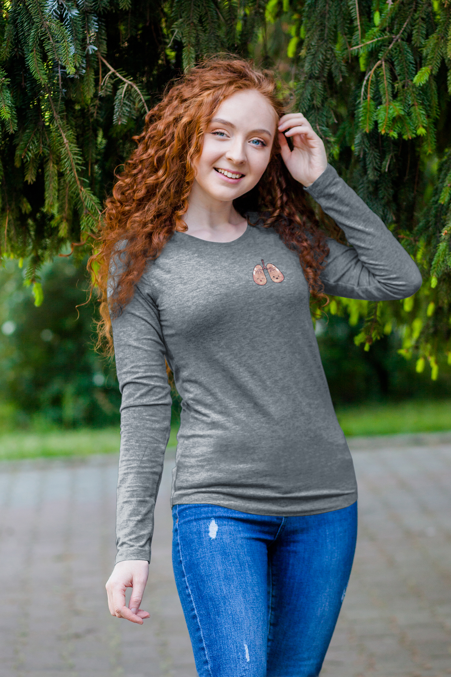 LUNGS - Unisex Kawaii Long Sleeve