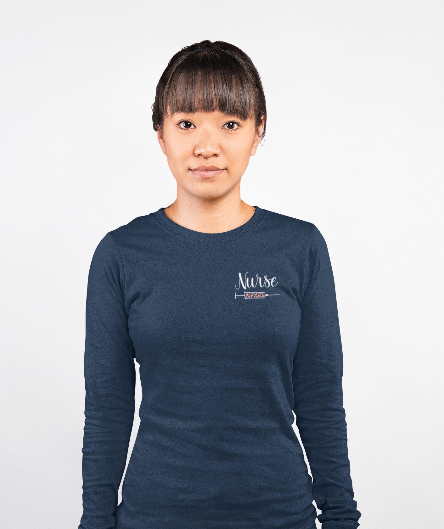 HEART SYRINGE (Customizable) - Unisex Signature Long Sleeve