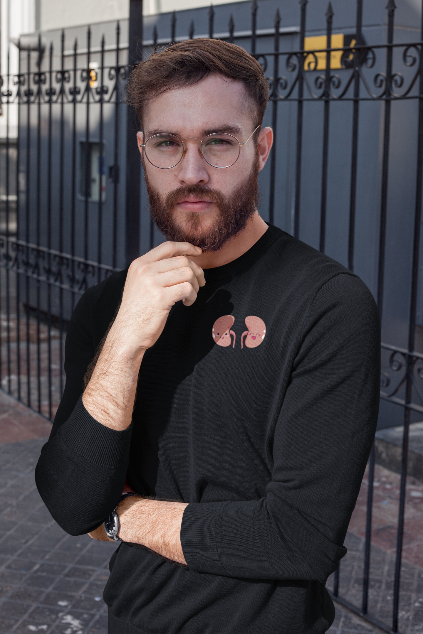 KIDNEY - Unisex Kawaii Long Sleeve