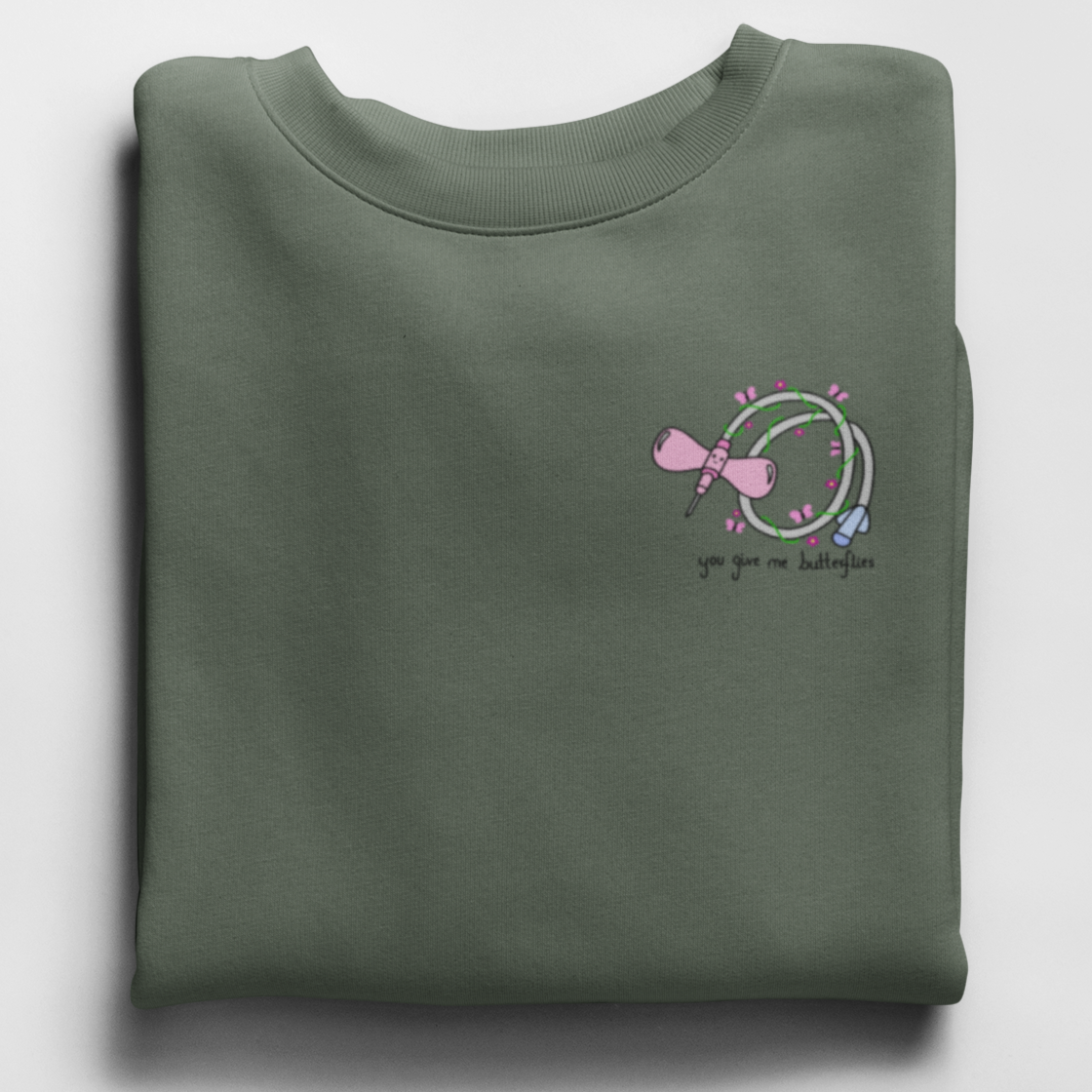 BUTTERFLY NEEDLE - Unisex Kawaii Sweater