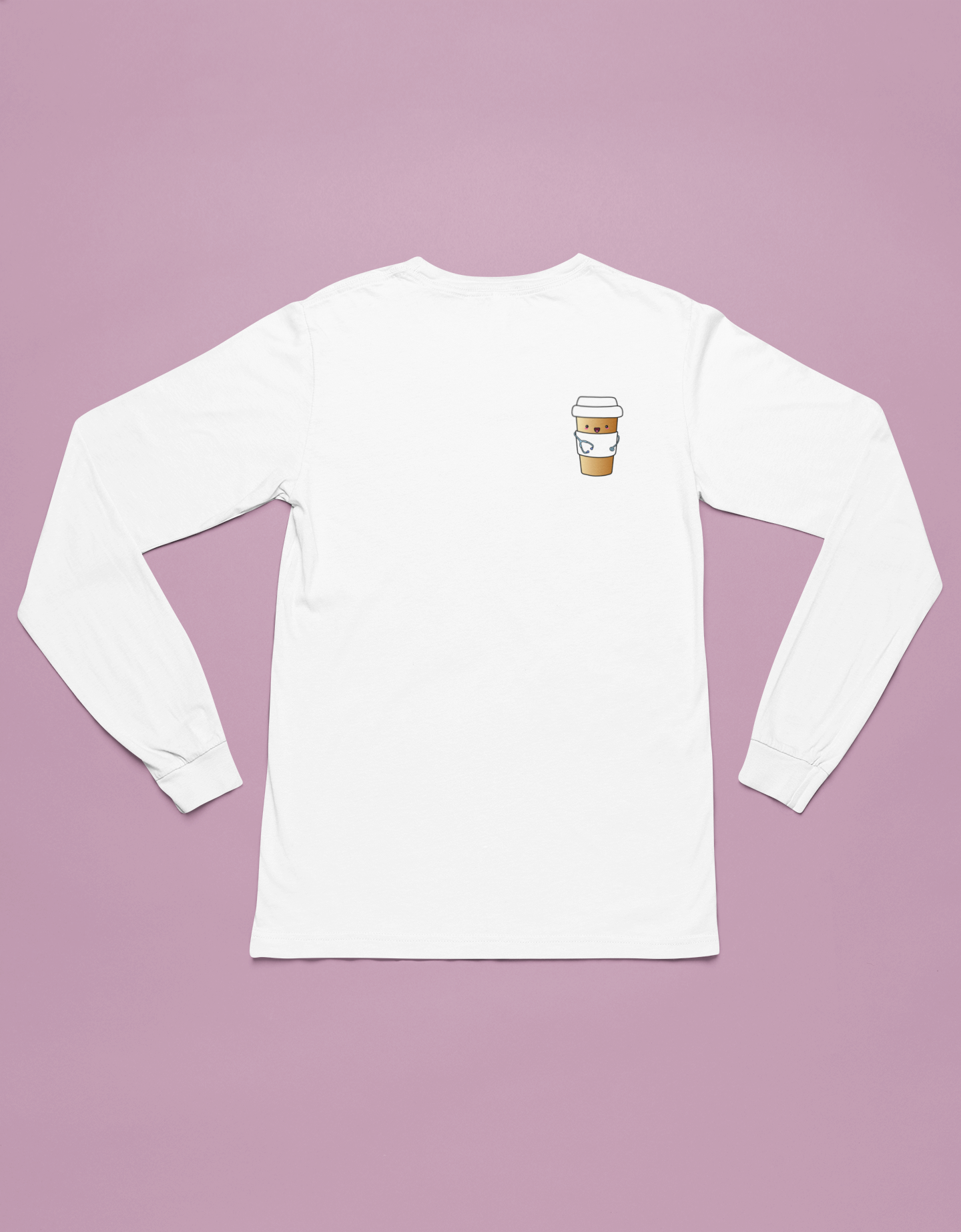 COFFEE CUP - Unisex Kawaii Long Sleeve