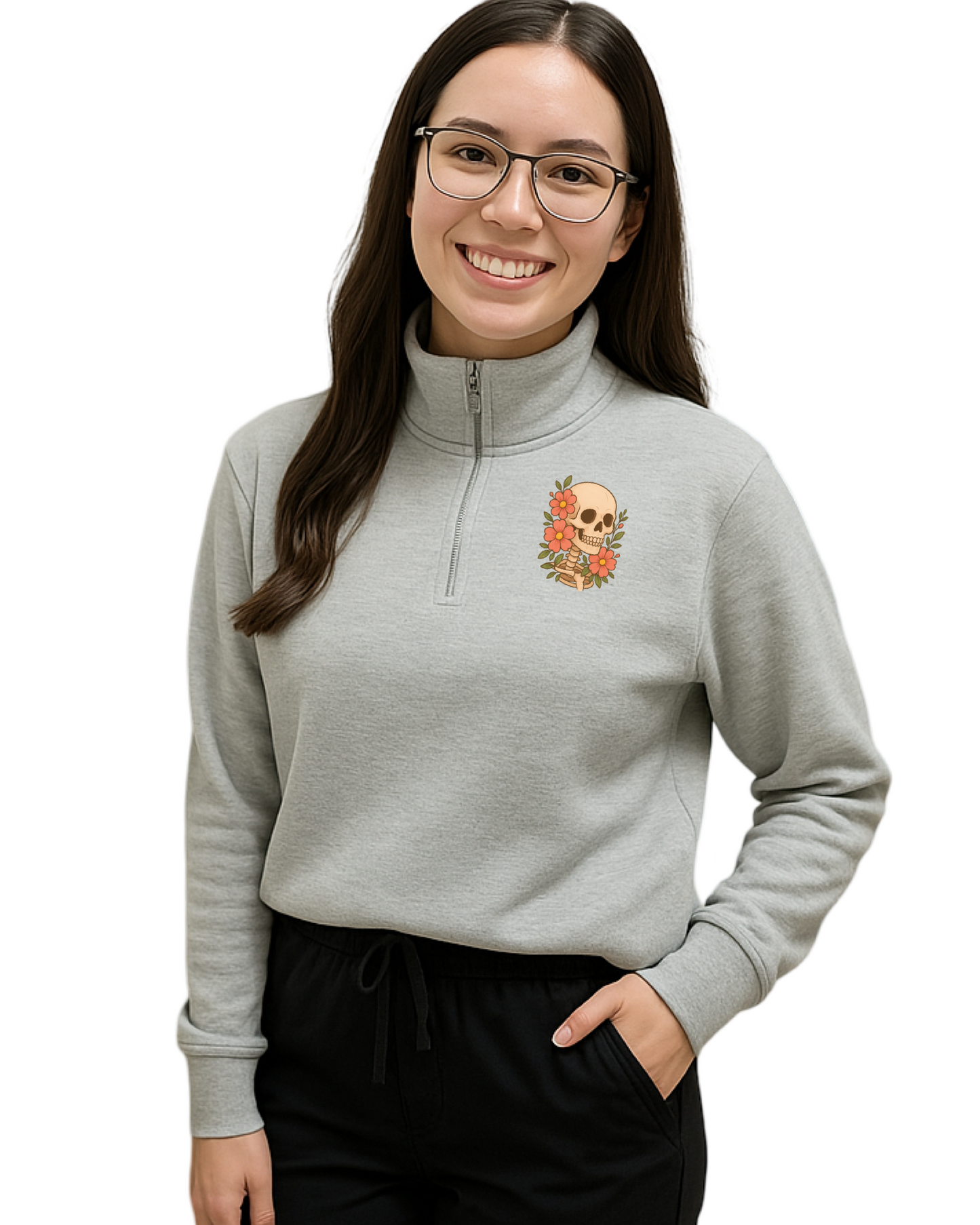 La Flora - Quarter Zip Sweater