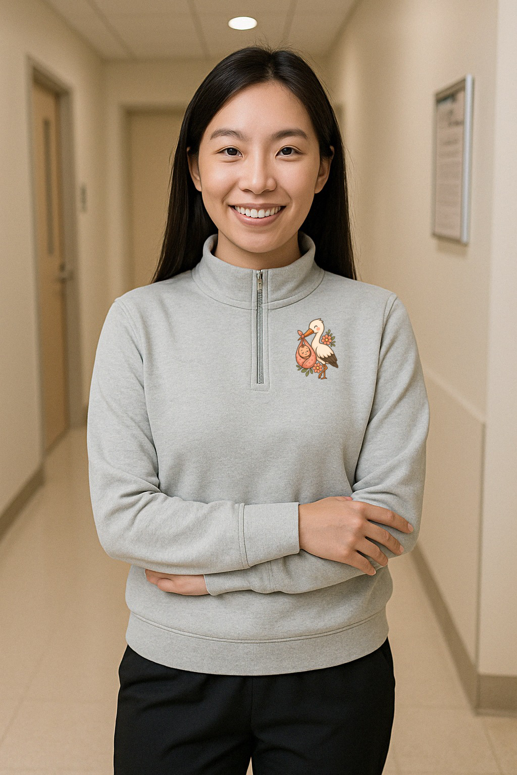 La Flora - Quarter Zip Sweater