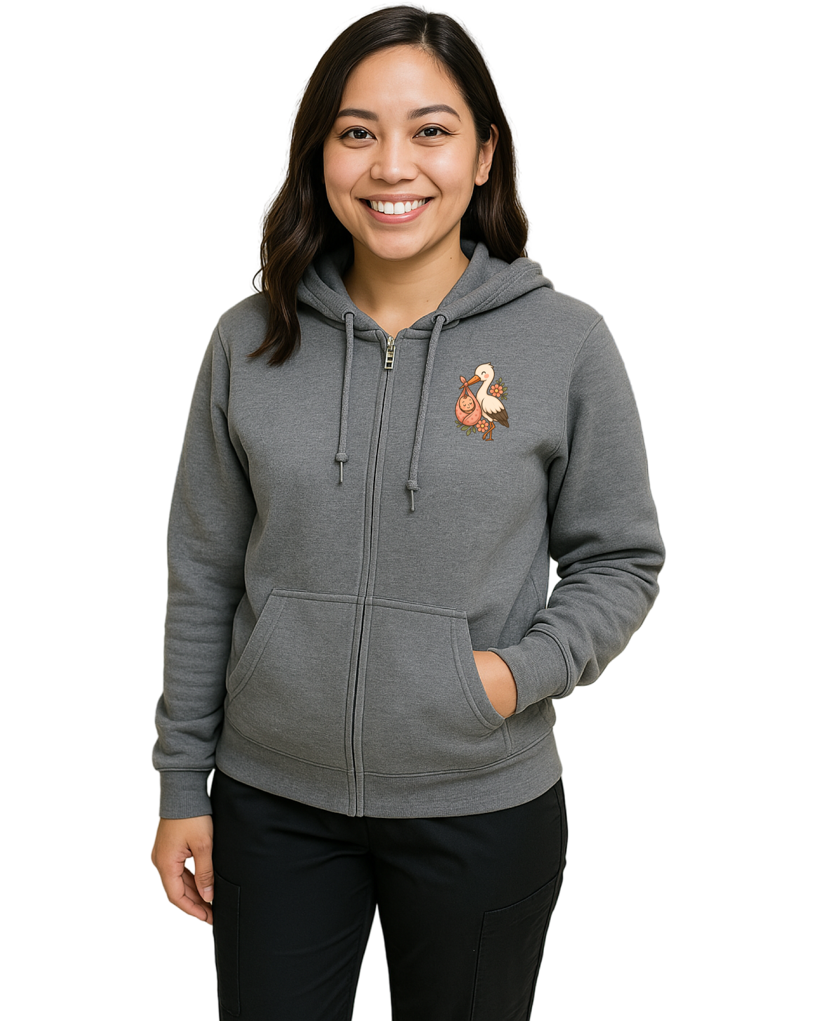 La Flora - Zip Up Sweater – Lotus Heart Studio
