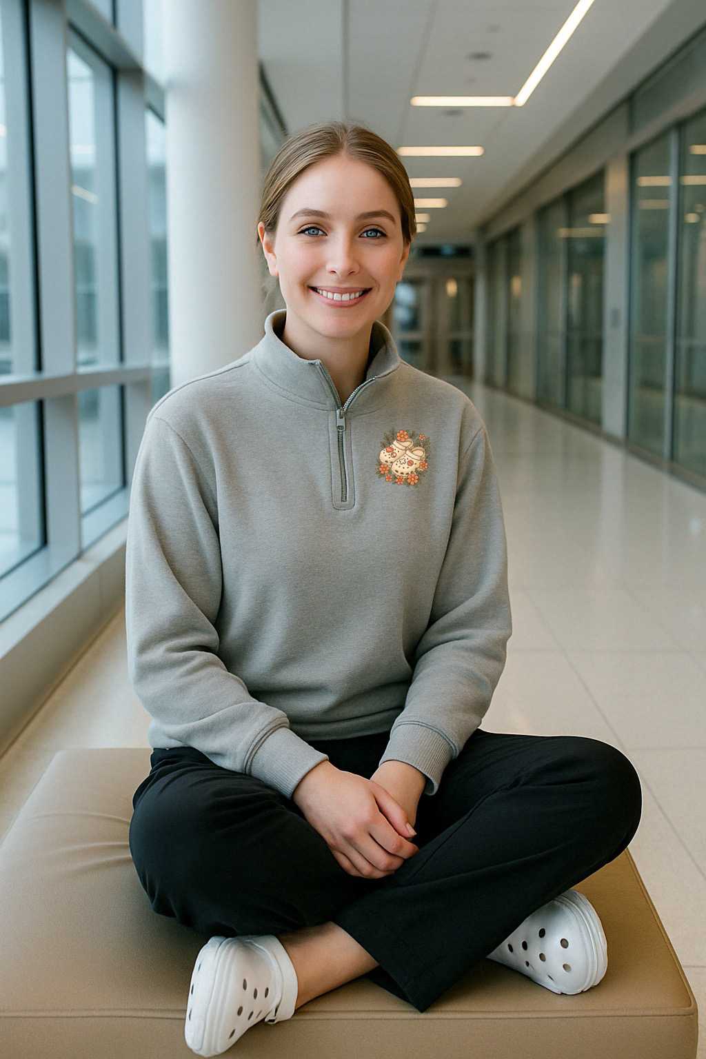 La Flora - Quarter Zip Sweater