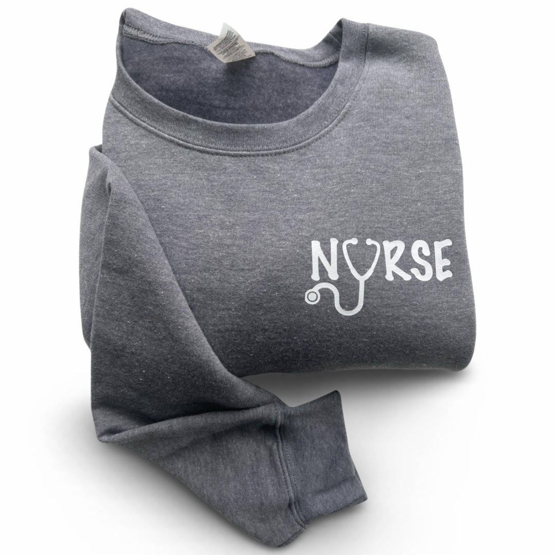 LARGE - Nurse Stethoscope Sweater - Ready to Ship Sale