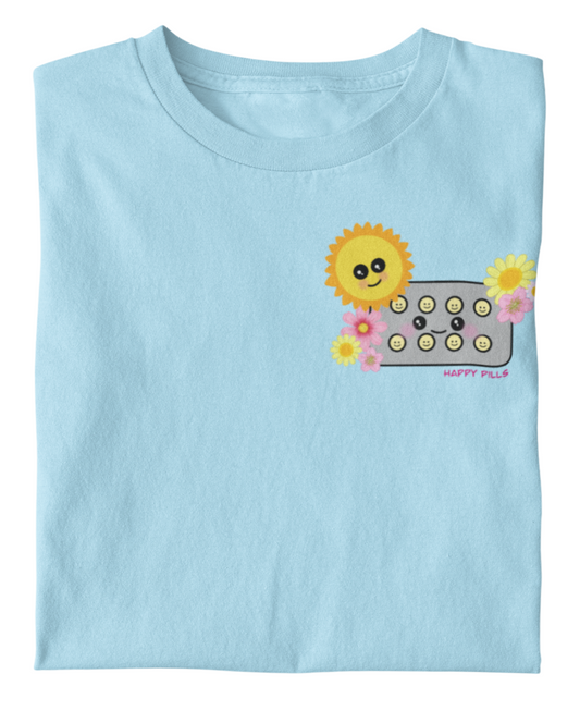 Happy Pills  - Unisex Kawaii T Shirt
