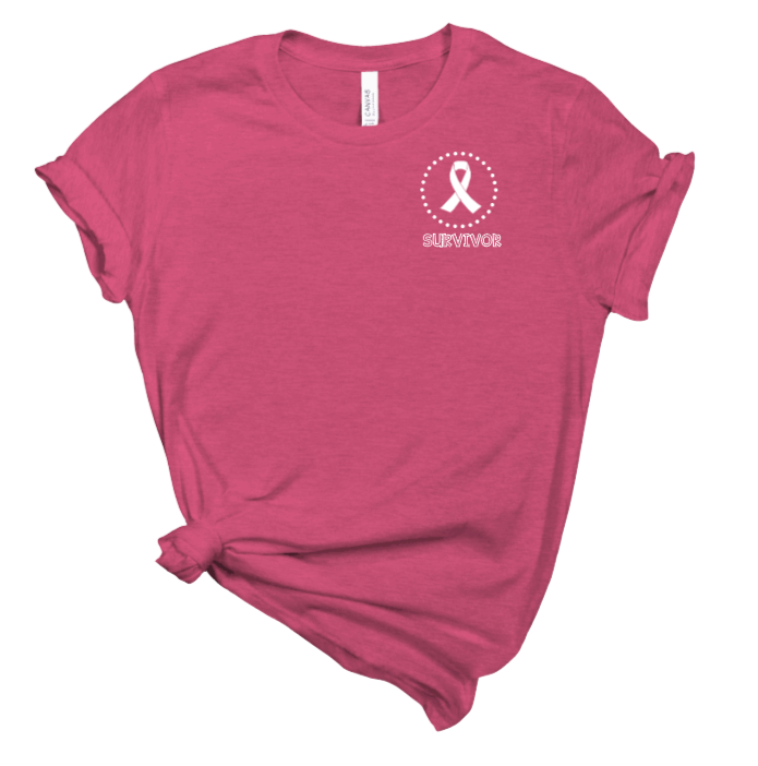 CANCER RIBBON (Customizable) - Unisex Signature T-shirt