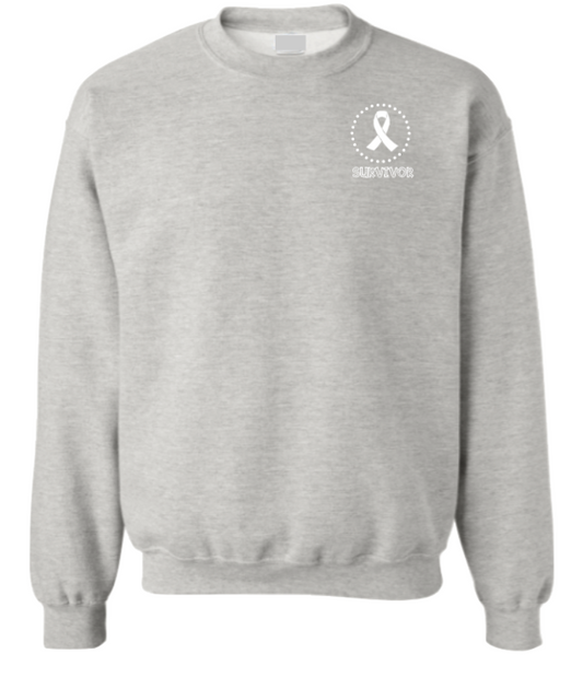CANCER RIBBON (Customizable) - Unisex Signature Sweater