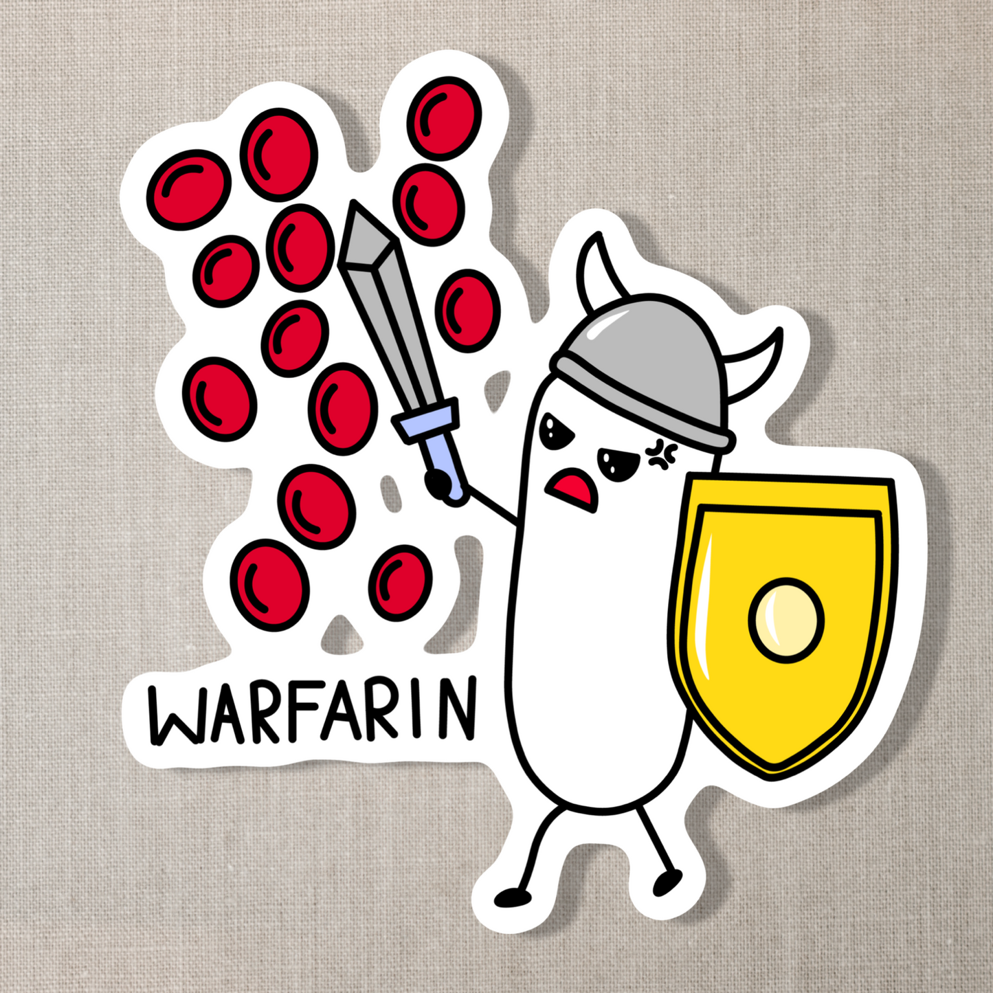 Warfarin Sticker