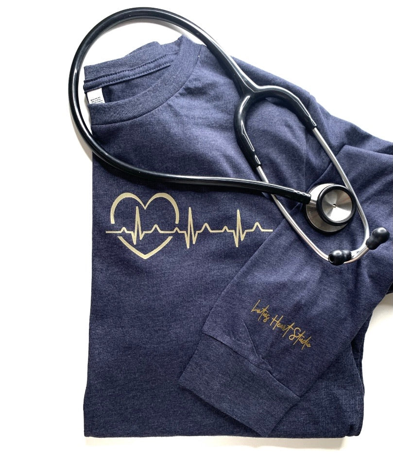 ECG NSR HEART- Unisex Signature Long Sleeve Shirt