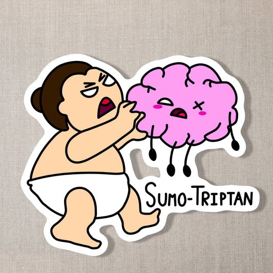 Sumo-Triptan Sticker