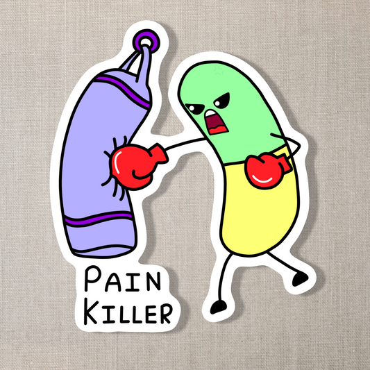Pain Killer Sticker