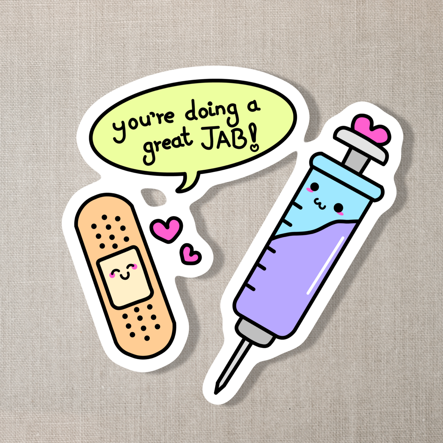 Great Jab Sticker